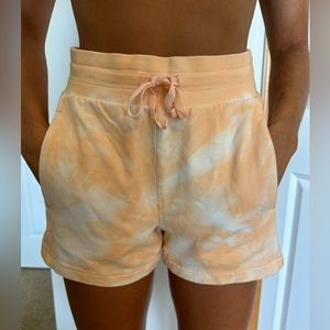 Tie die shorts, orange, target